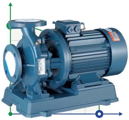 BGW 100-125A (89/16), 7,5kW, 2880 насос відцентровий горизонтальний