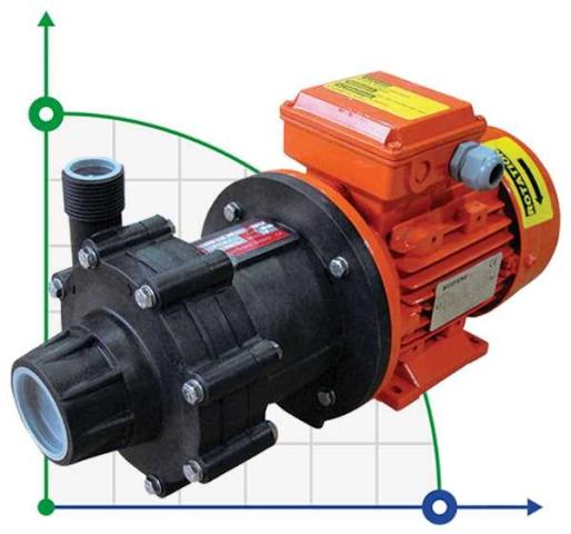 ADM 10 PP/TF/0.75HP/2800RPM насос із магнітною муфтою