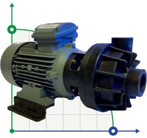 Насос пластиковий хімічний PA-6500 (1,1 кВт)