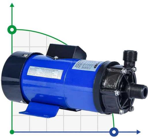 Кислотостійкий насос MD-P-258-SAV5, PVDF, 100L/min, 13.2m, 380V (товар знятий з виробництва)