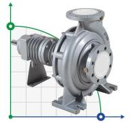 BTKF-K 65-200, imp 207 mm, 3000 насос для термомасла без двигателя