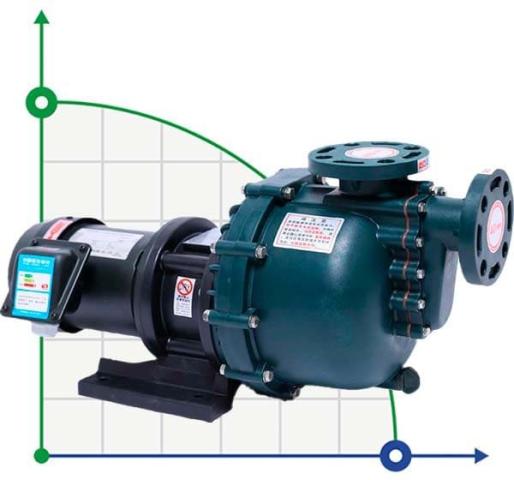 Насос хімічний QHB-75072 PVDF, 1200L/min, 26m, 380V, ABLE Motor, відцентровий самовсмоктувальний