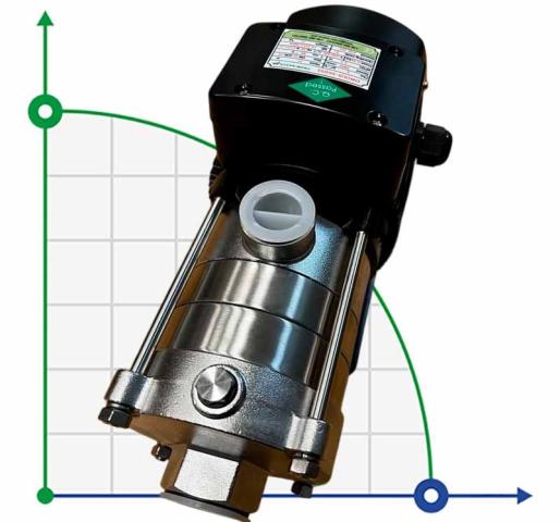 Насос DW(S)5-30/055D, AISI304, 220V/50Hz для систем водопостачання горизонтальний багатоступінчастий