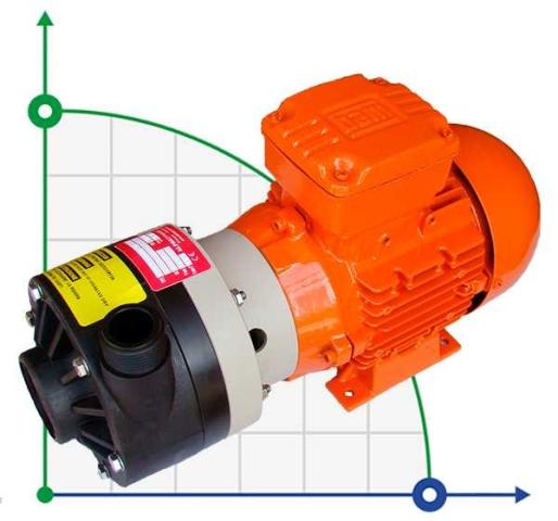 ADH 080 PP/A/0.75HP/TF/2800/BSP - горизонтальний відцентровий насос