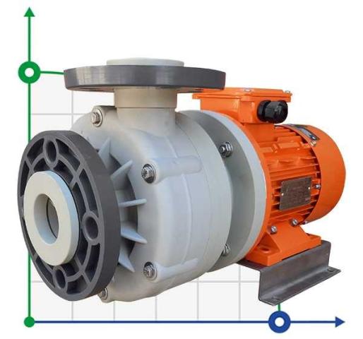 ADH 110 PP/A/1.5HP/TF/2800/BSP - горизонтальний відцентровий насос