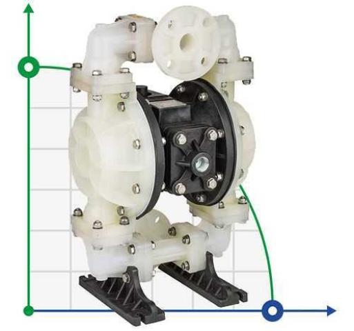 DP 10 PVDF/T - насос пневматический мембранный
