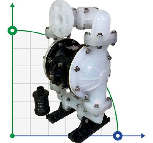 DP 10 PP/T - PB/T - насос пневматичний мембранний