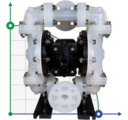 DP 05 PP/T - PB/T - насос пневматичний мембранний